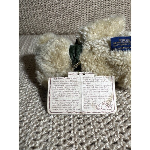 Boyds Bears Sonny Plush Smile Face CHEER UP Teddy Bear Beige Stuffed Toy 8" - Picture 9 of 11